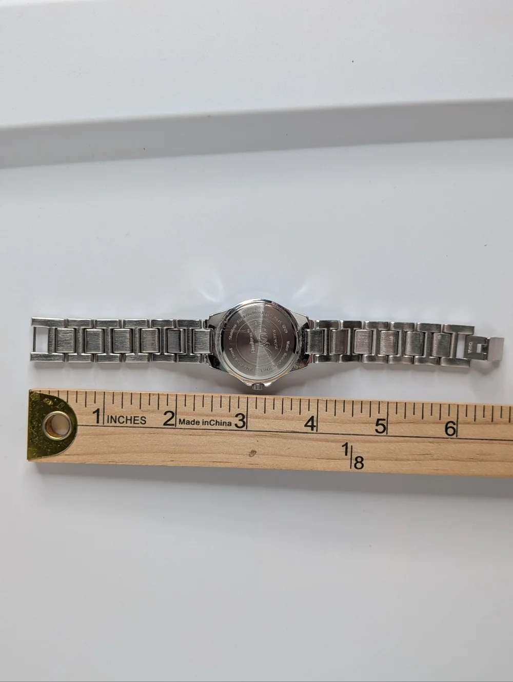 Armitron Now Watch Silver Tone Mother of Pearl Crystal Bezel Water Resistant